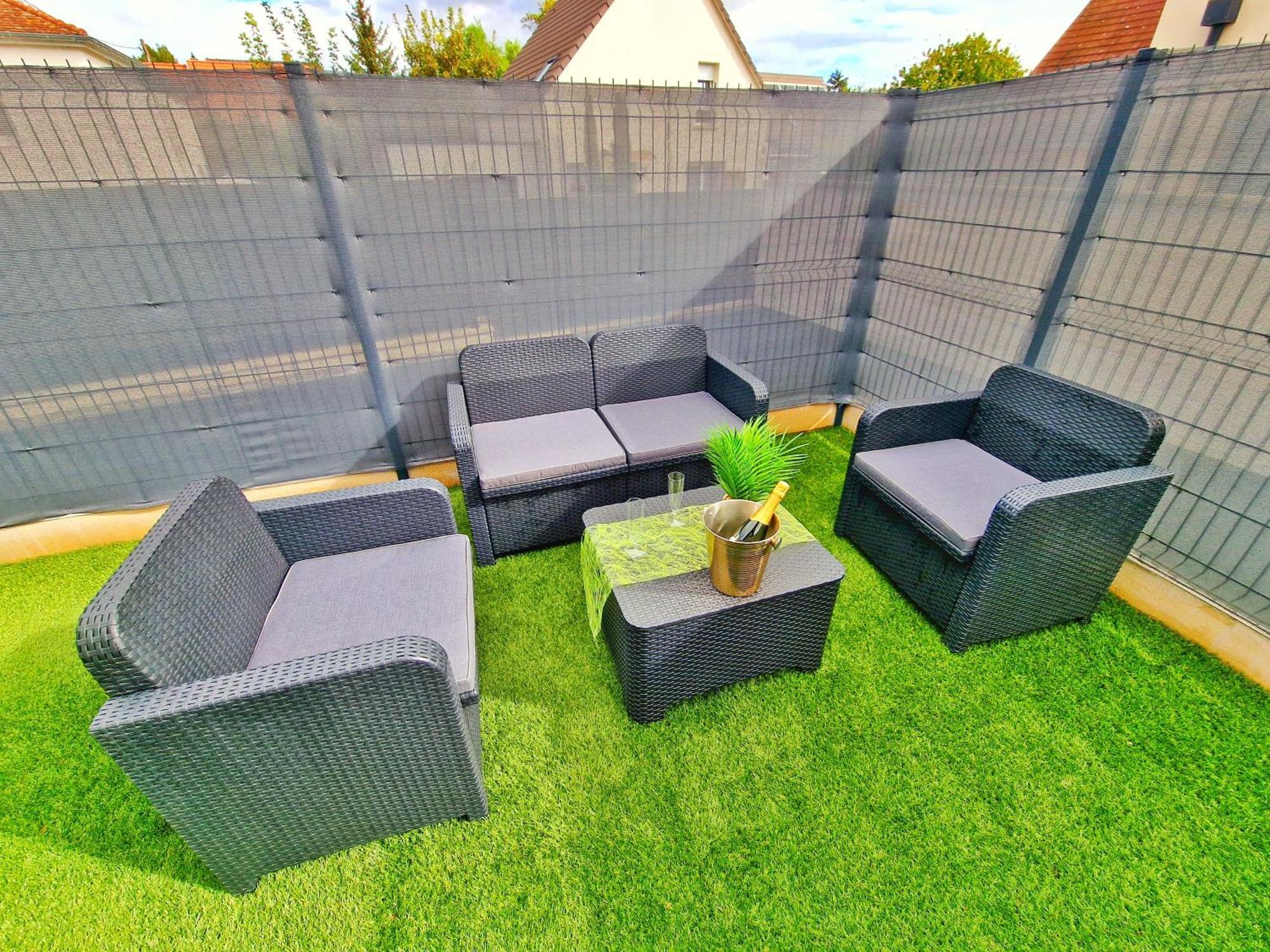 Relax Spa-4 Pers-Jacuzzi-Parking-Jardin-Clim-Colmar Muntzenheim Kültér fotó